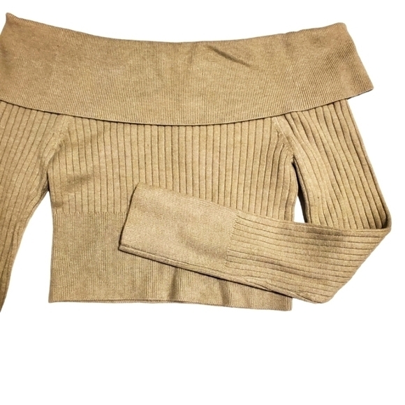 Wild Fable Fitted Off the Shoulder Sweater - Picture 1 of 8